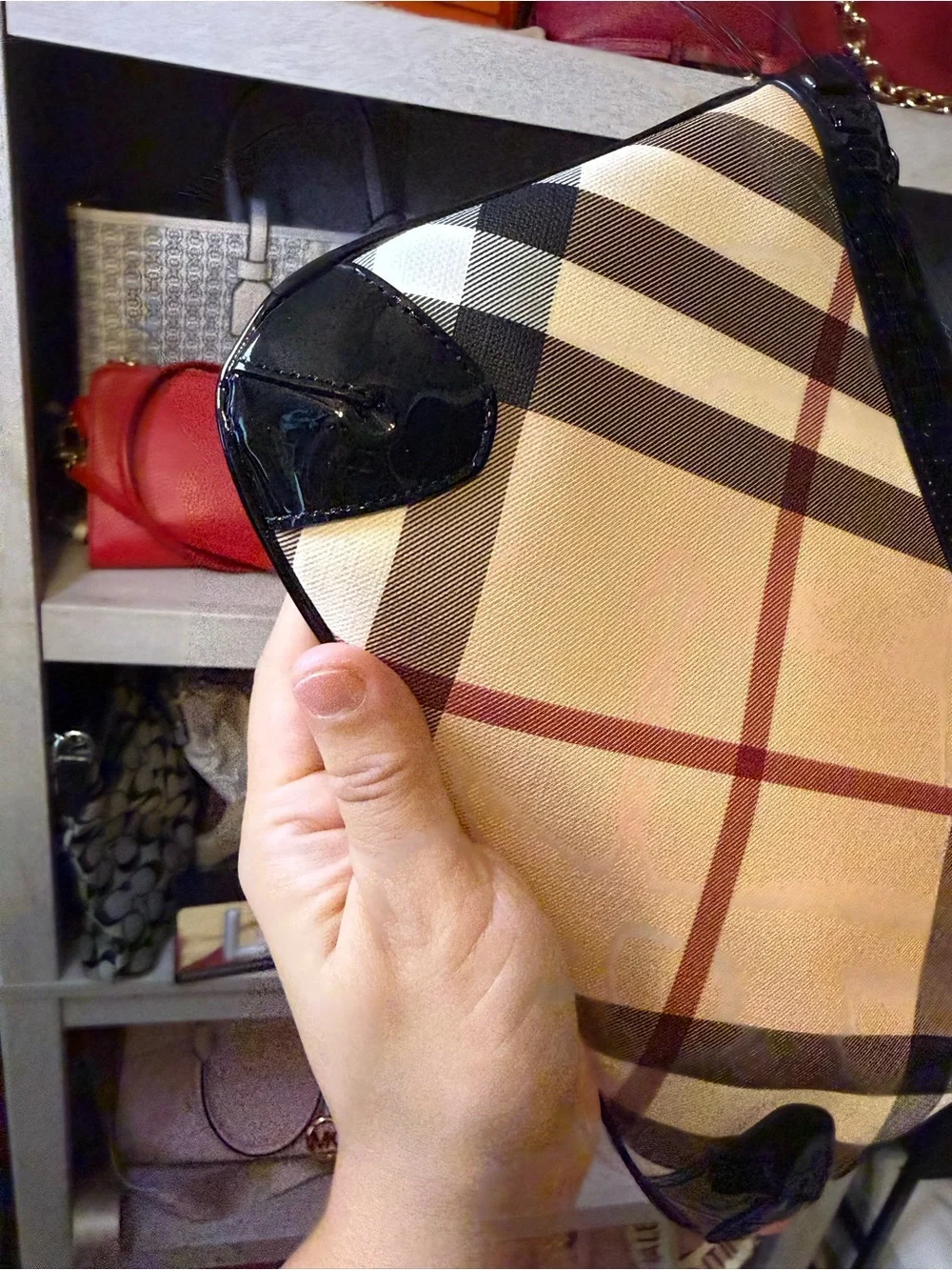Burberry Novacheck Pouch/ clutch